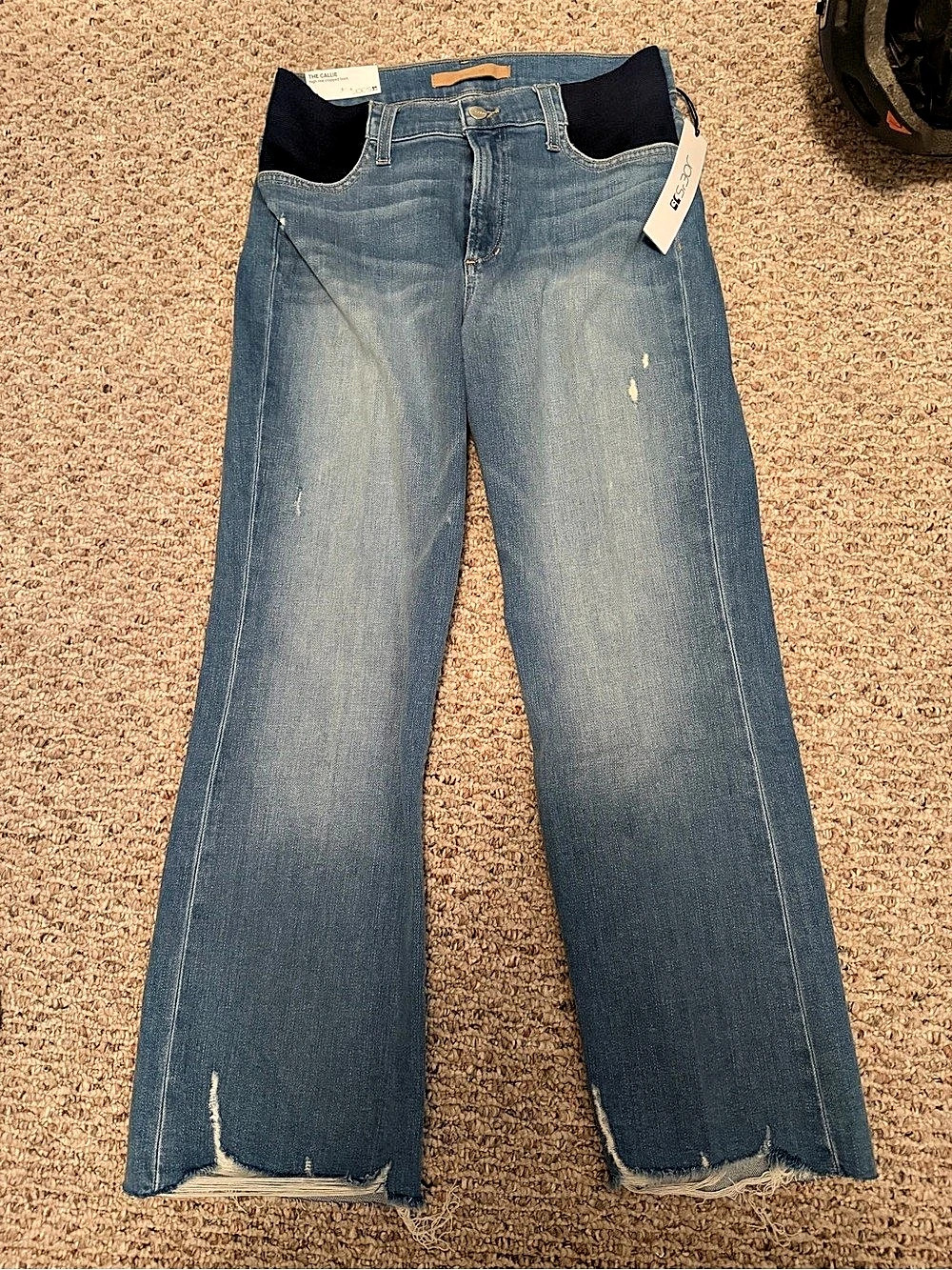 Joe's The Callie High Rise Cropped Boot Jeans in Blue Waist 30 NWT